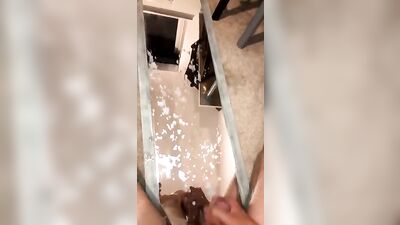 Golden Cumshot on Twink Mirror: Teen Boys Ultimate Gay Porn Experience