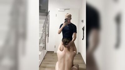 Gay Porn: Hot Amateur Blond Gets Oral without Cum!