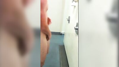 Gay Coach Spied in the Shower!