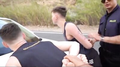 Blowjobs on Duty: Cops and Twinks Go Wild in Public!