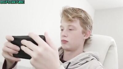 Young Blond Dreams About Big Cocks: Jimmys Horny Journey Continues!