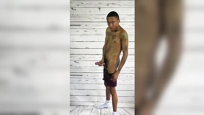 Young Black Cock Nutting - The Return!