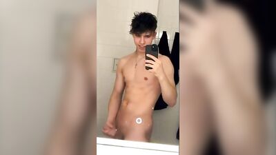 Thierrys Big French Amateur Skinny Cocks Solo - A Gay Porn Video