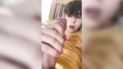 Sexy British Boy Cums On Himself In Boys Porn!