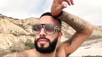 Bareback Beach Bonanza: Cum on the Sand with Latino Twink!