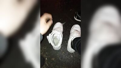Golden Showers - Boy Pissing in his Sneakers Returns!