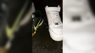 Golden Showers - Boy Pissing in his Sneakers Returns!