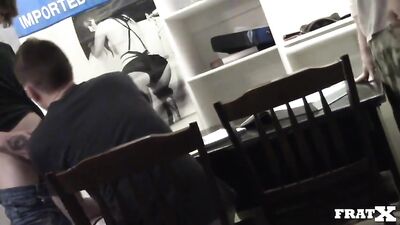 Slutty Students Room Fuck Fest: Gay Porn Cum Shots & Bareback Action!