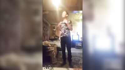 Up close then far away gay wanker strip porn