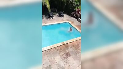 Gay Latin Pool Party Voyeur - Naked Adventure