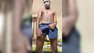 Masturbation in My Living Room: A Gay Porn Video (Part 1)