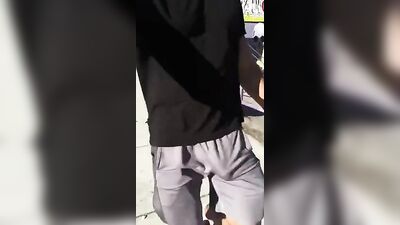 Gay Amateur Porn Stroll With Huge Cock Boners!