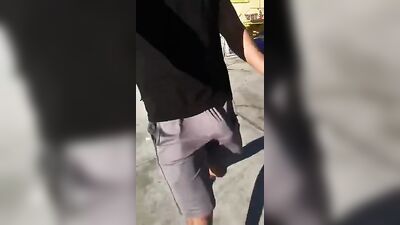 Gay Amateur Porn Stroll With Huge Cock Boners!