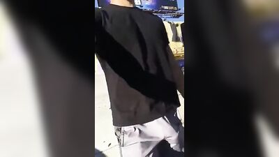 Gay Amateur Porn Stroll With Huge Cock Boners!