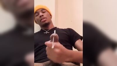 Black Twink BBC Cum Cam: Unleashed Desires!