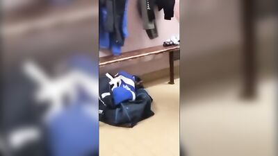 Gay Locker Room Cam Porn: Strip and Suck in the Changing Rooms