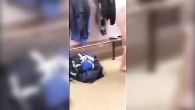 Gay Locker Room Cam Porn: Strip and Suck in the Changing Rooms