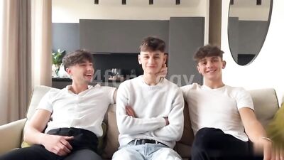 Threesome Boys Bareback Cum: The Ultimate Gay Porn Experience!