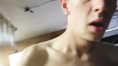 Grays Dominant Dad Boys Porn Son in the Workshop - Steamy Cum Shots and Oral Pleasures!
