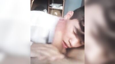 Schoolboy cock worshipping