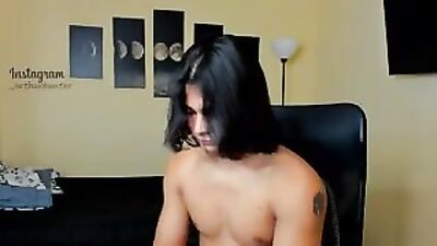 Gay Twink Jacks Off for Huge Cock Web-Cam Solo!