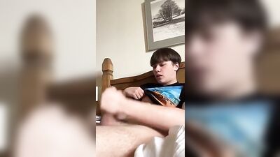 Twink Bed Fun: Vintage Hunk Boys Delight in Gay Porn!