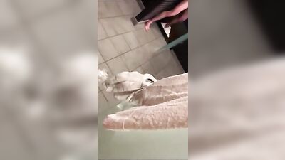 Raw & Rough Public Shower Cum Swap!