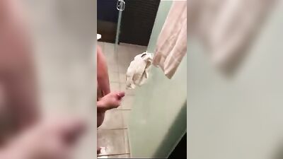 Raw & Rough Public Shower Cum Swap!