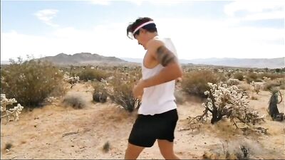 Desert Stroke: Mario Adrions Tempting Yoga Flow in the Sands of Lust