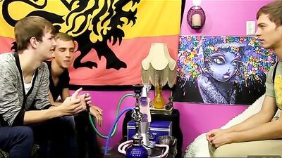 Gay Porn Threesome: Big Dick Ass Play with Cum Shots and Facials