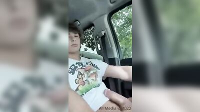 Cumming in Cutes Car - A Gay Porn Adventure