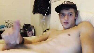 Cumming for Pretty Smiles! Blonde Selfie Cam with Muscle Boys and Cute Handsome Guys!