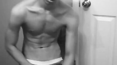 Handsome Muscle Cutie in Black and White!