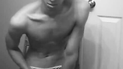 Handsome Muscle Cutie in Black and White!