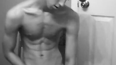 Handsome Muscle Cutie in Black and White!