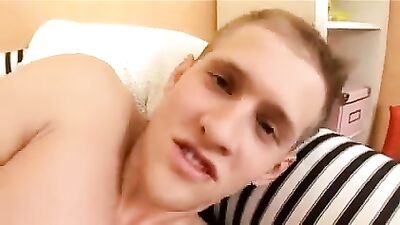 Raw Oral Cum Shot on His Ass - 482 - Action Bareback Cumshots Handjob!