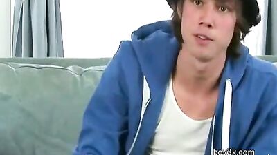 Jerking Off Justin - Cumming Twink Porn Star!