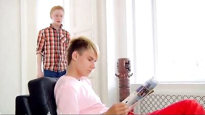 Red Pants Pink Shirt - Barebacked Gay Bottoms Take It Up The Ass