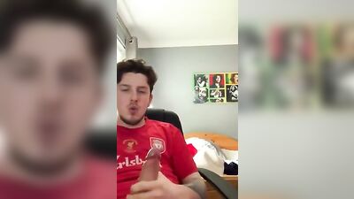 [ABX][A][197] Amateur wanking and hot cumshot