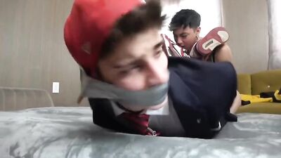 Young Captive Twinks Tormented Ordeal in Gay Porn Tube