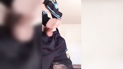 UK chav gay boy Kieran cums again in the wildest British gay porn!