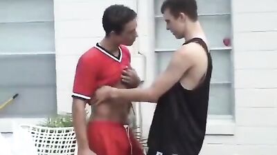 Boned In The Garden - Gay Porn Action Cum Shots Oral Sexy Guys Hunks