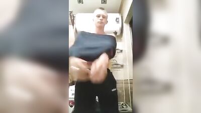 Young and Blonde Russian Selfie Strips for Cash!