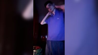 Monster Cock Strip & Jerk-Off: Brunette Big Dick Adventure