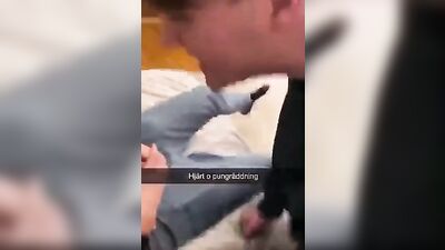 Gay Porn Fun! Hairy Balls on Fire!