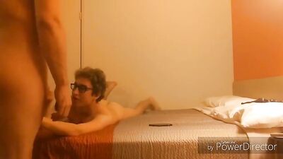 Gay Geeky Web Cam Couple Porn: Nerdy Glasses Action!