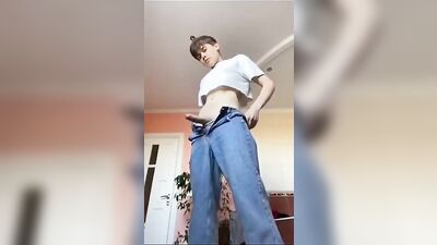 Jeans Jerk Off: A Gay Porn Video with Amateur Big Cocks and Teen Solo JERK OFF Action!