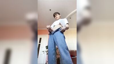 Jeans Jerk Off: A Gay Porn Video with Amateur Big Cocks and Teen Solo JERK OFF Action!