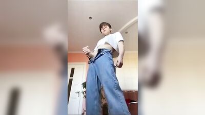 Jeans Jerk Off: A Gay Porn Video with Amateur Big Cocks and Teen Solo JERK OFF Action!