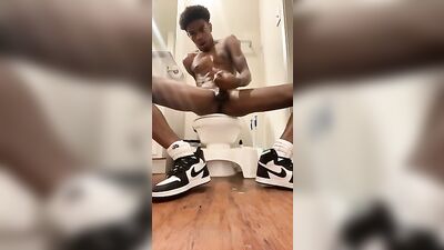 Young Twinks BBC Adventures - Cumming in the Bathroom